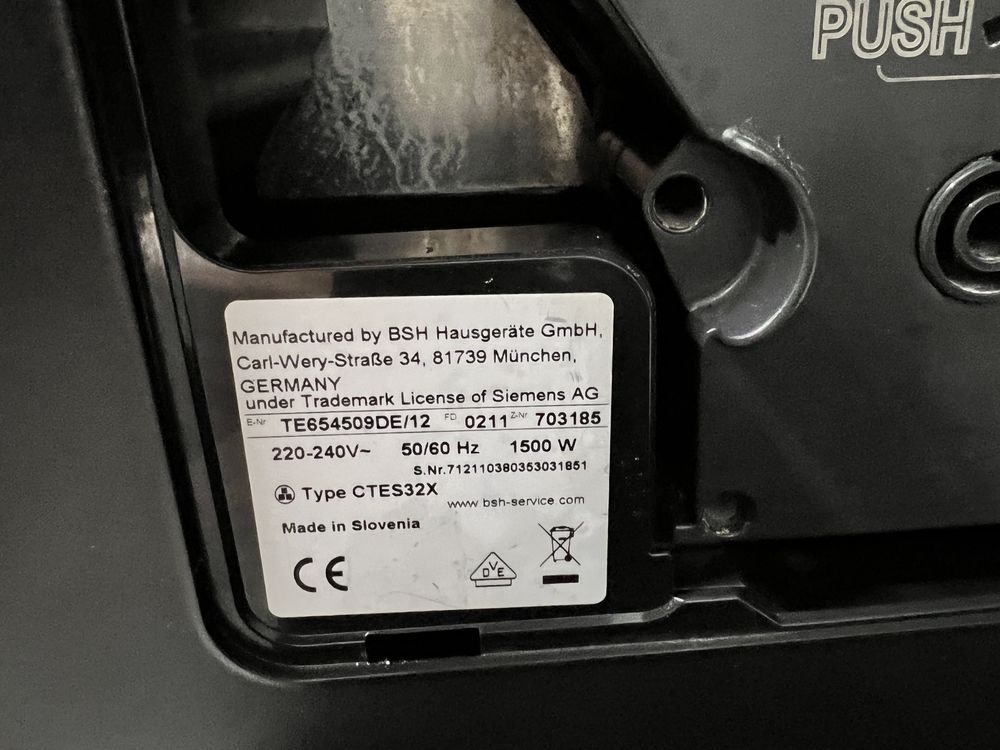 Кавомашина Siemens EQ.6 plus s400