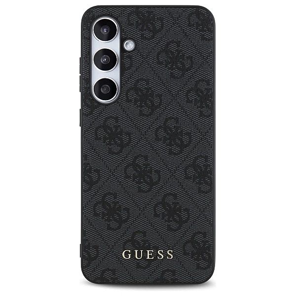 Guess GUHCS24FEG4GFGR S24 FE S721 szary/grey hardcase 4G Metal Gold Lo