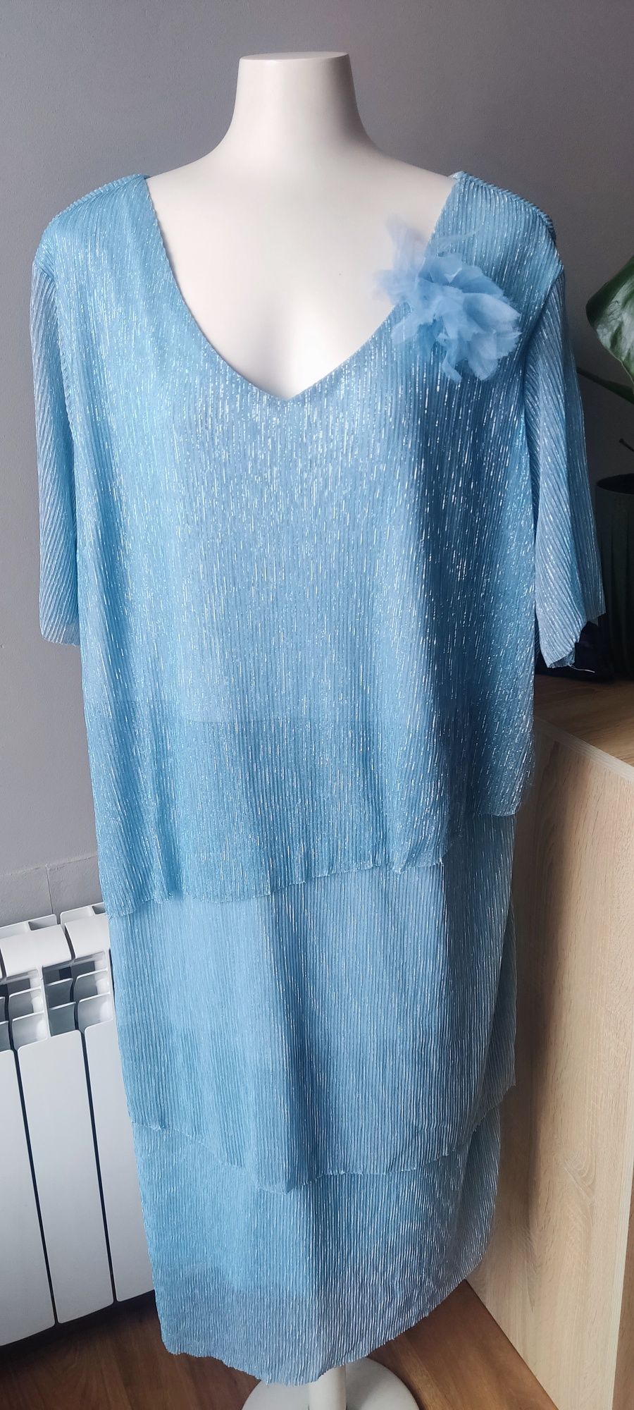 Elegancka sukienka rozmiar 50