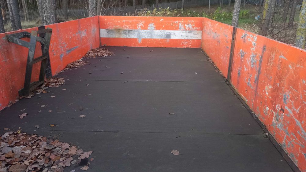 przyczepa sztywna 14 ton platforma kolberg 18000dmc resor