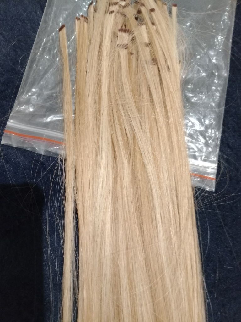 Profesjonalne naturalne doczepy włosy naturalne blond