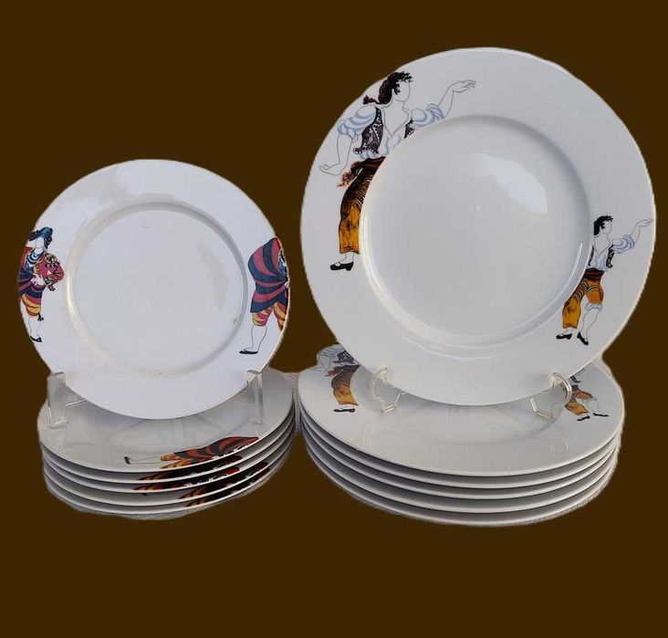 Pratos Pablo Picasso - Porcelana da Bohemia - VENDO À PEÇA