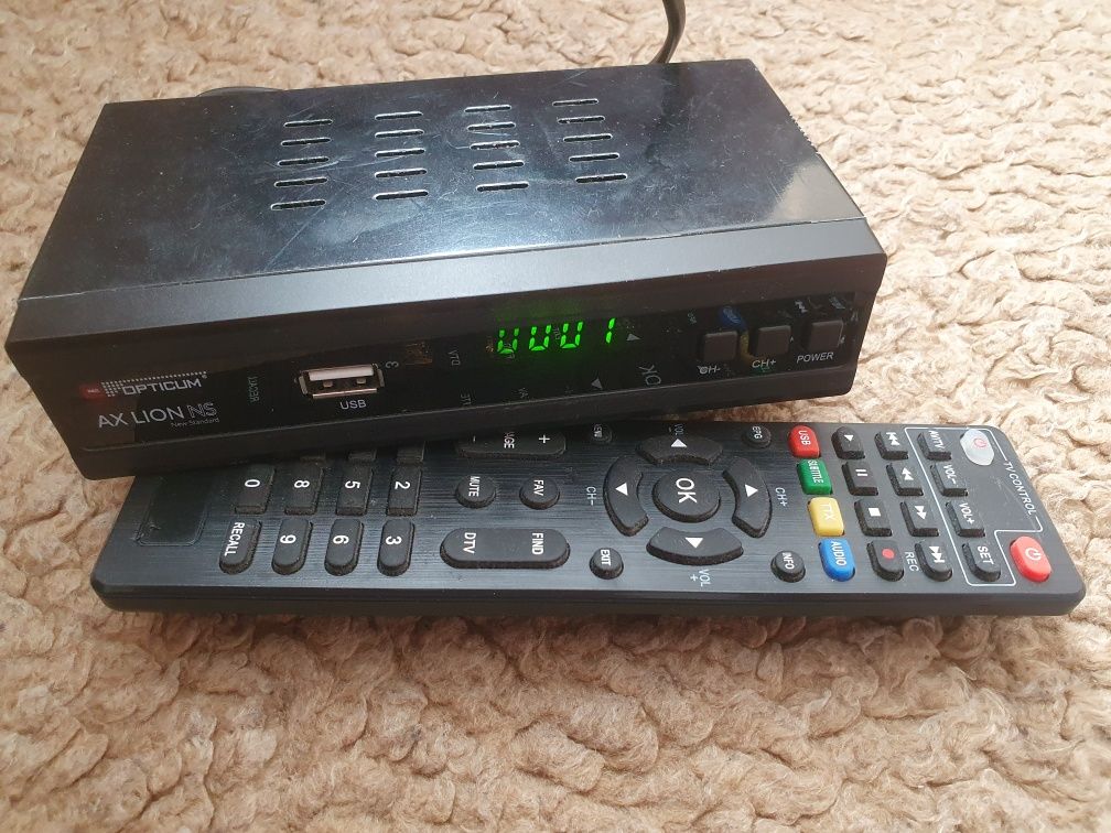 Dekoder Opticum - nowy sygnał dvb t2  hevc