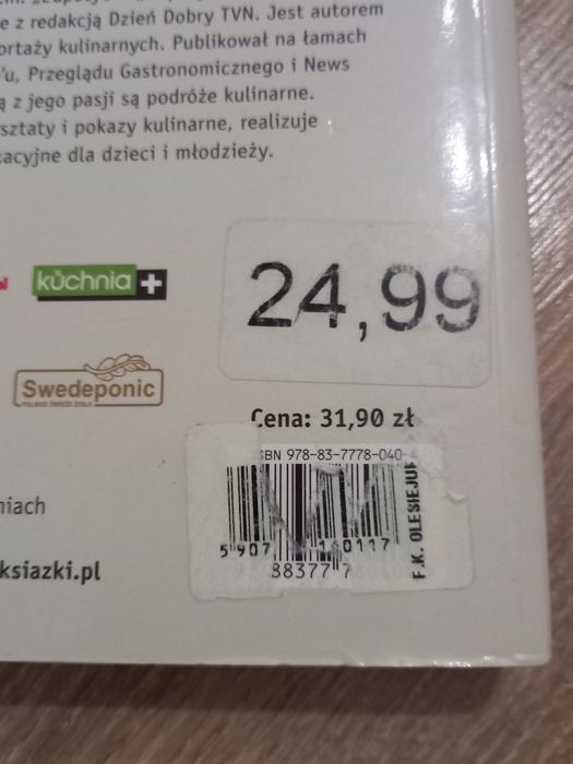 Grzegorz łapanowski książka Smakuje