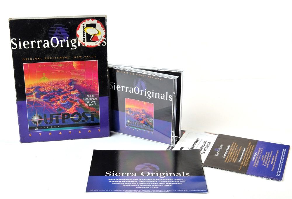 Jogo todo Original, com caixa, instruções, etc - OUTPOST, SIERRA