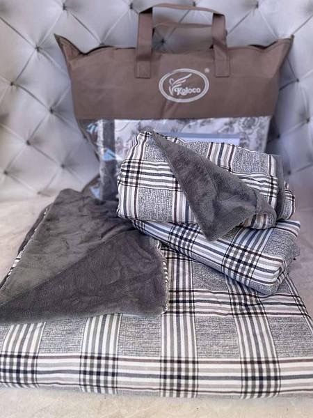 Постельное белье Фланель с велюром Koloco - Евро