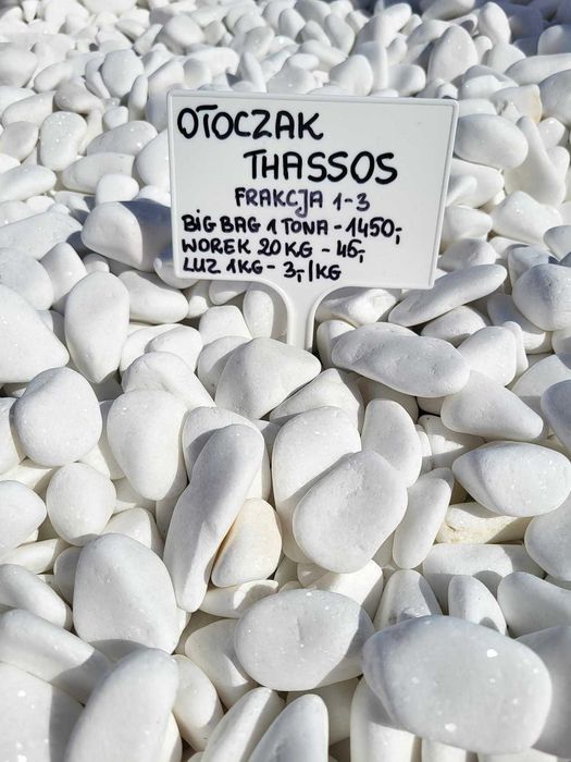 Otoczak Silver Grecki szary kamień Kamienie ogrodowe dekoracyjne ozdob