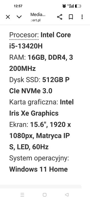 Notebook ASUS X1502V
