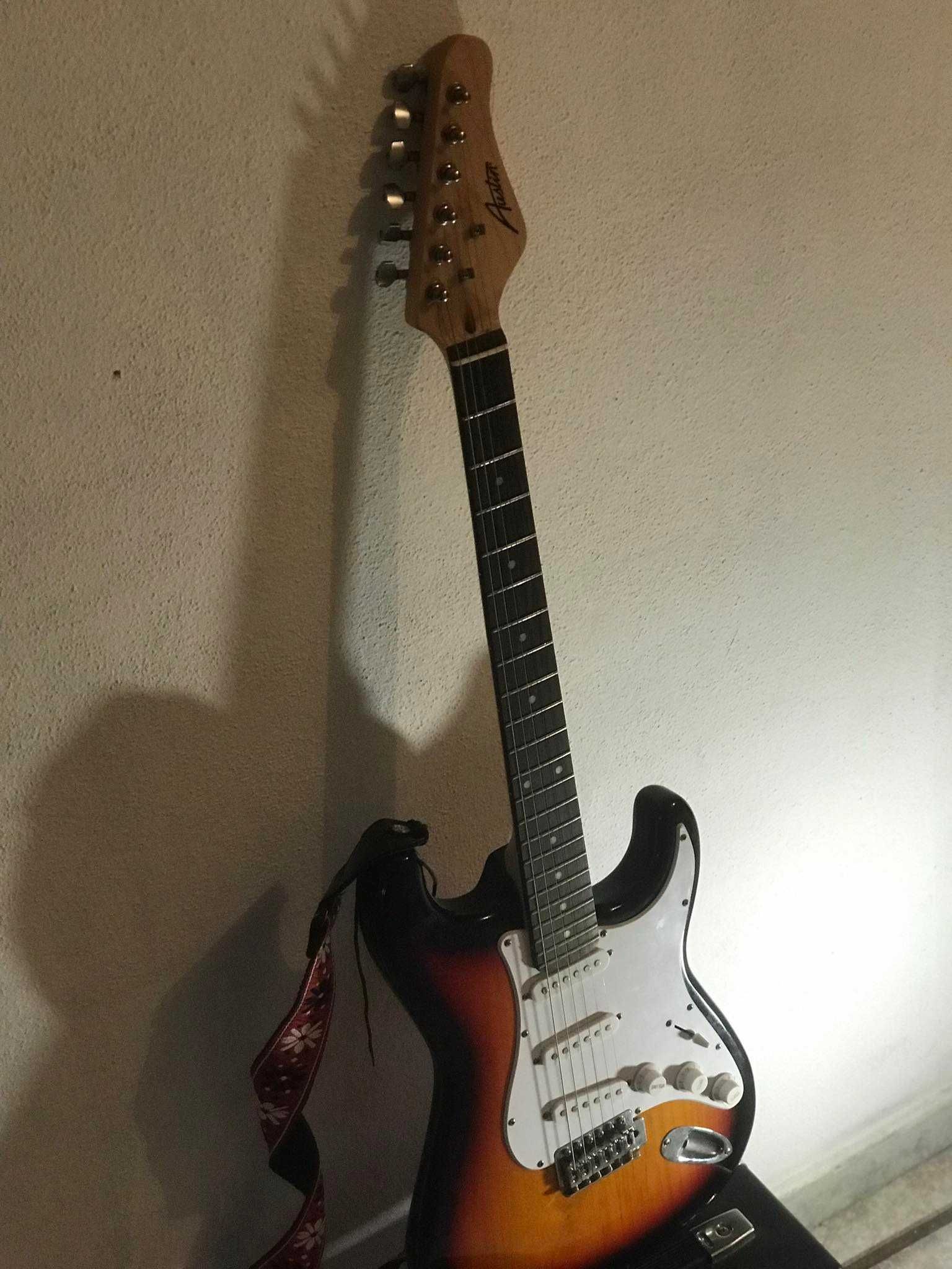 Guitarra Austin + Amplificador Fender Champions 20's