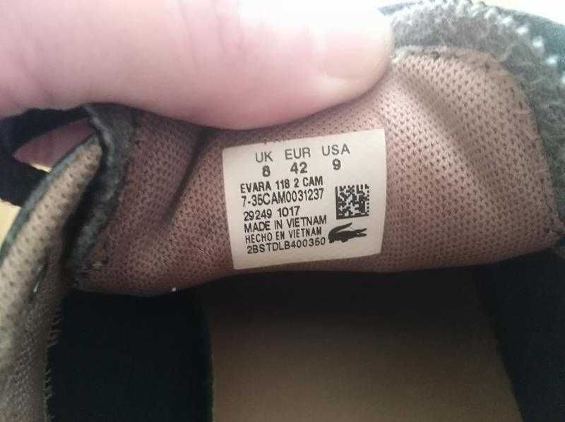 LACOSTE buty męskie rozmiar 42