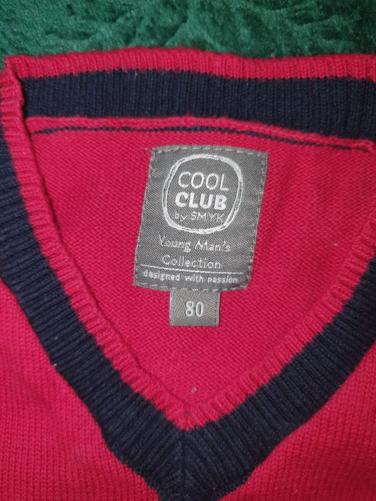 Kamizelka świąteczna Renifer Cool Club rozmiar 80