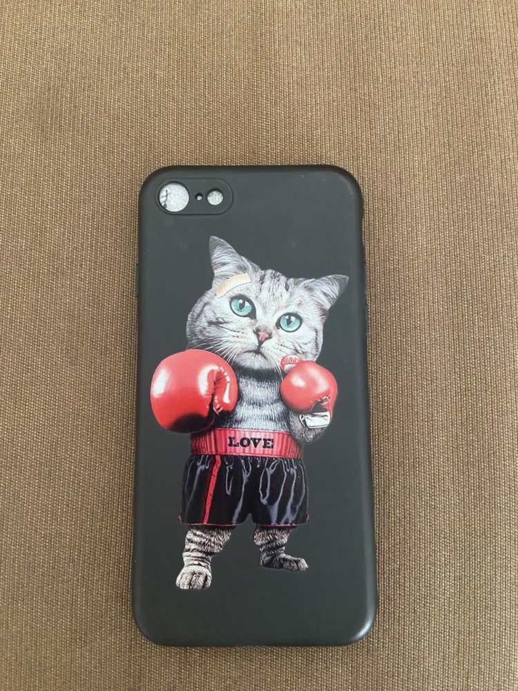 Capa iphone 8 gatinho de boxe
