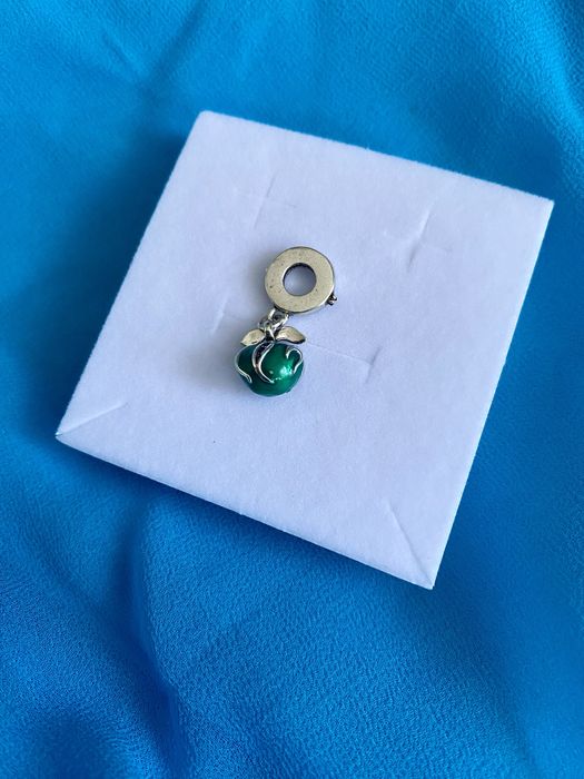 nowa fluorescencyjna zawieszka charms beads magiczne jabłko srebro 925