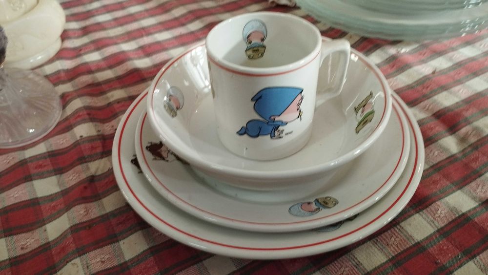 Conjunto de loiça criança fabrica de Sacavém