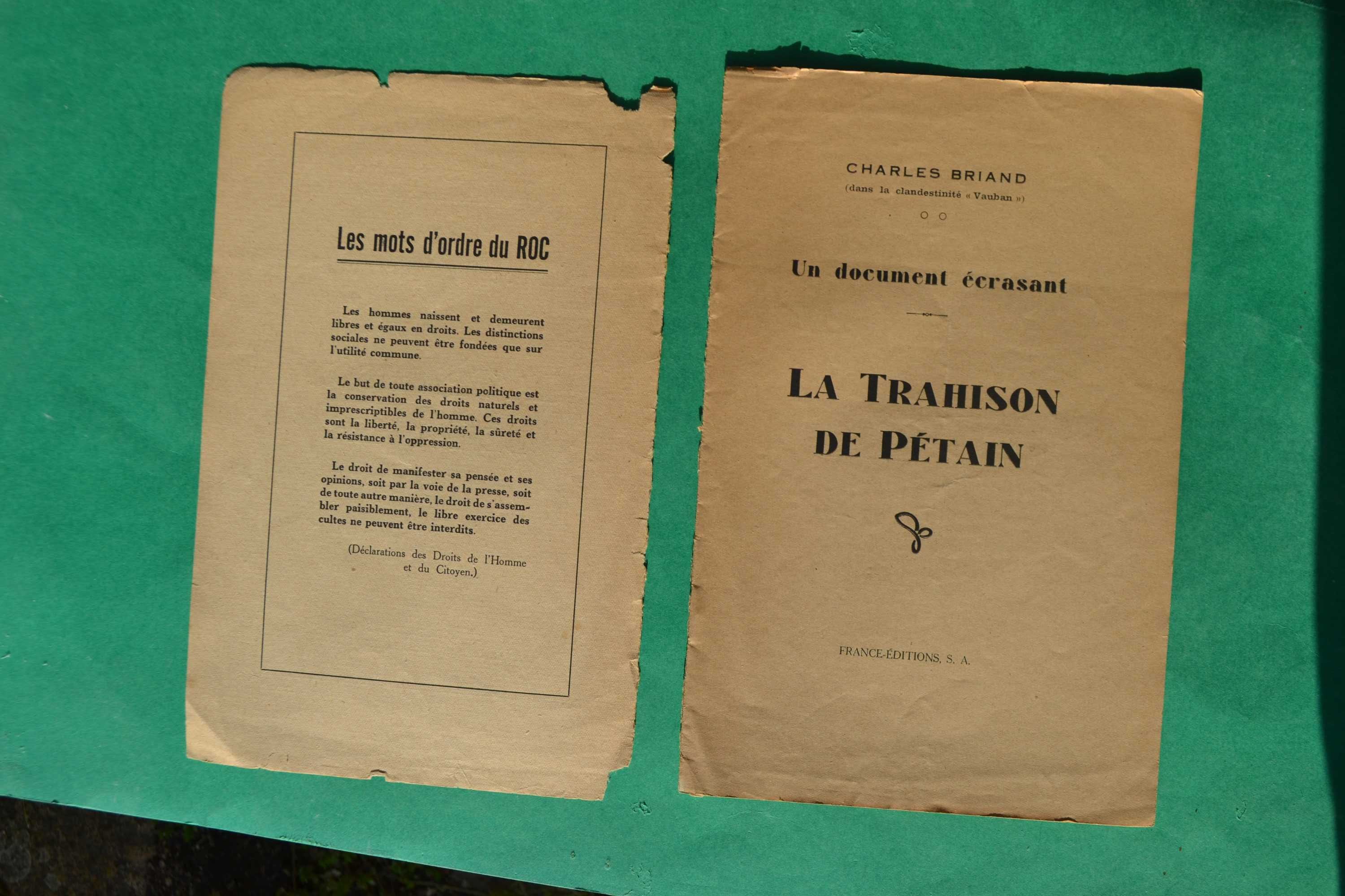 La Trahison de Pétain par Charles Briand