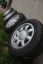 Felgi wraz z oponami audi a4 b5