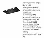 Okap Electrolux EFG716R Czarny