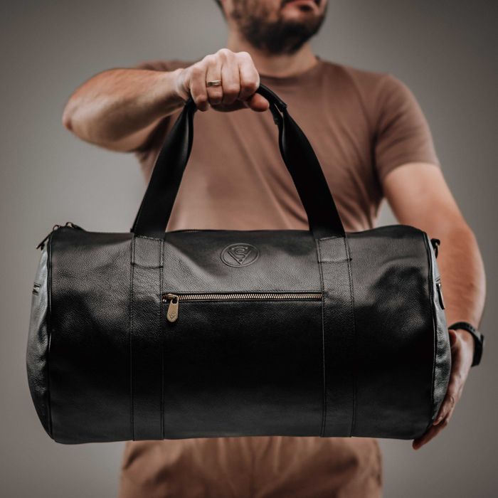 Дорожная кожаная сумка / Шкіряна дорожня сумка VS034