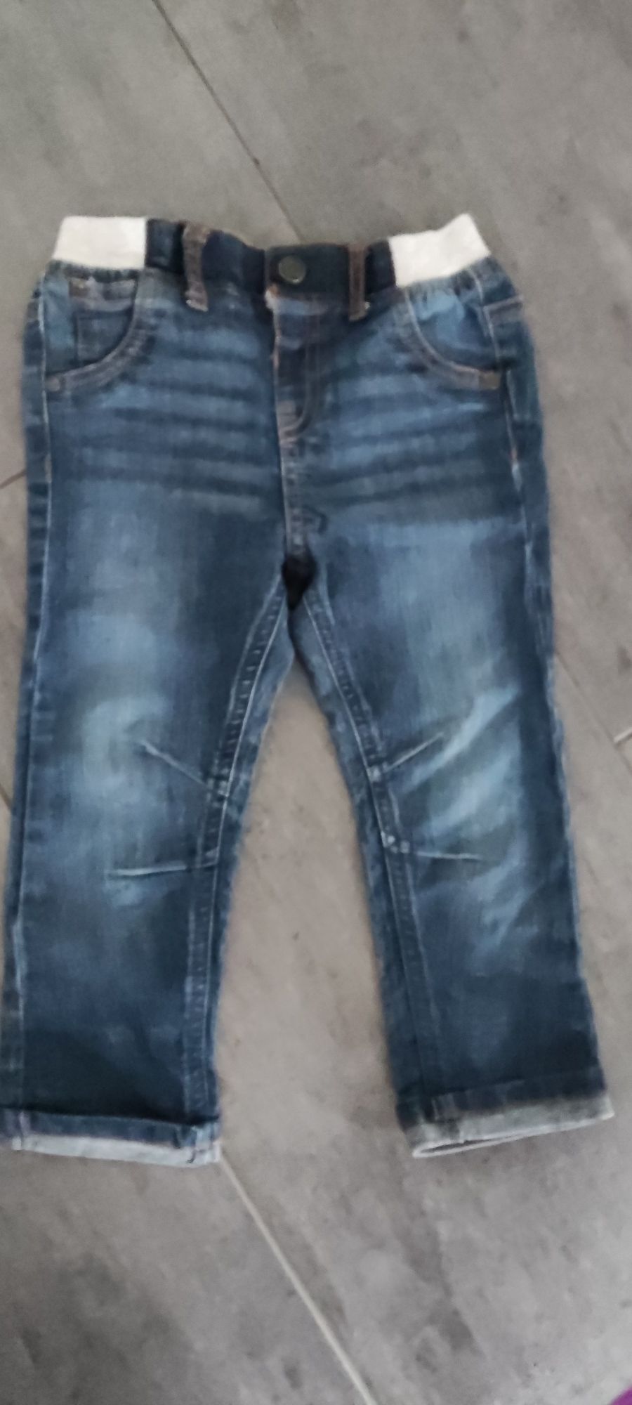Spodnie jeansy F&F, rozmiar 92 (18-24 miesięcy).