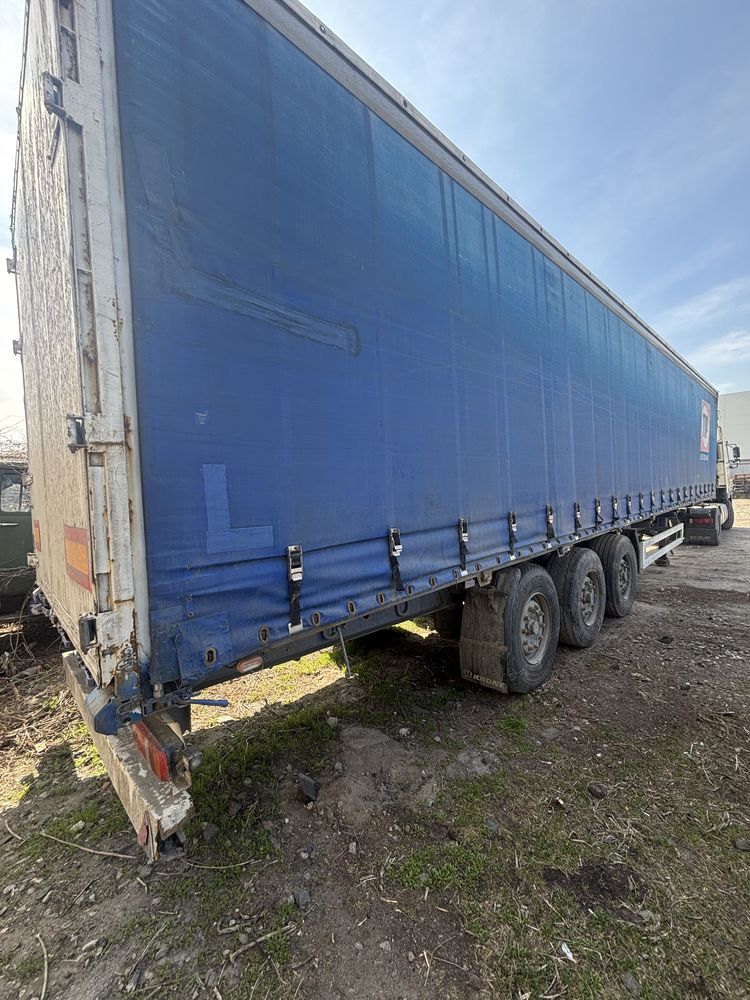 Напівпричіп тент, штора, полуприцеп, Krone, тентований полуприцеп