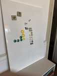 Quadro magnetico para mensagens