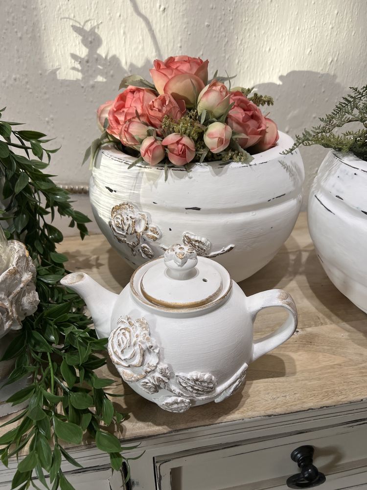 Dekoracja shabby chic osłonka