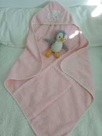 Vendo toalha bebé cor de rosa