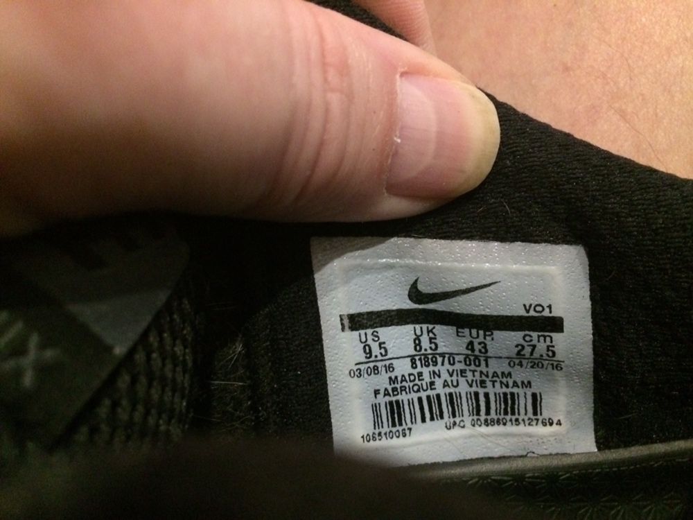 Buty Nike 43 czarne