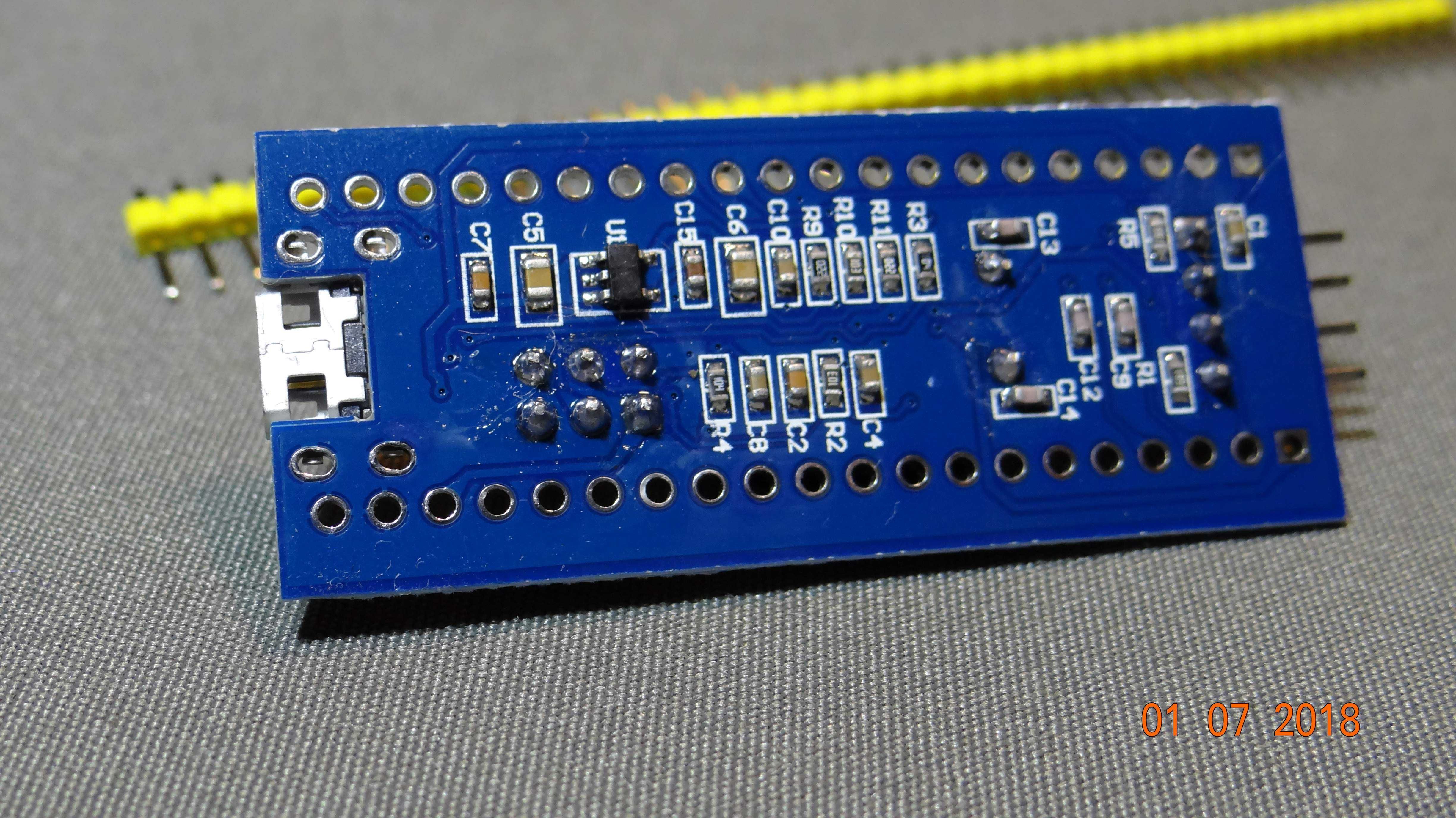 Отладочная плата разработчика STM32F103C8T6