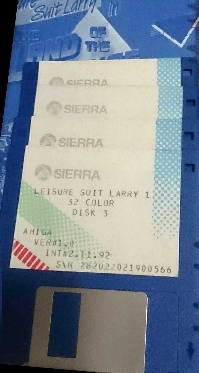 Larry 1 - Gry Dyskietki Dla retro pc Amiga 500 / 600 / 1200 / gotek