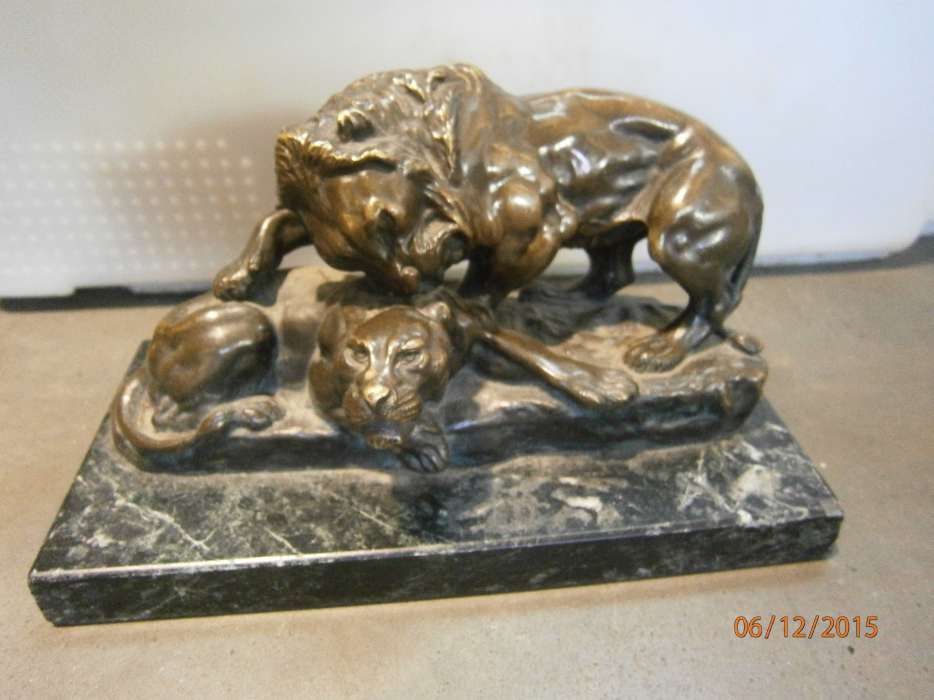 Figurka - para lwów