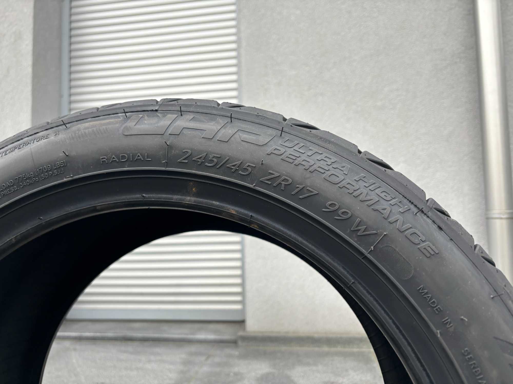 Letnie 245/45R17 Kormoran UHP 99W XL prod. 2024 rok! C,C,72db gwar