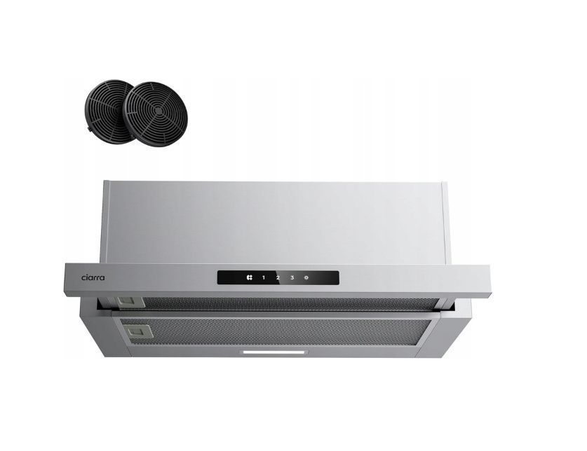 Okap Kuchenny Płaski 60 Cm A+ 600 M³/H Ciarra Cbcs6909A