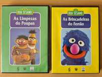 2 DVDs da série infantil "Rua Sésamo"