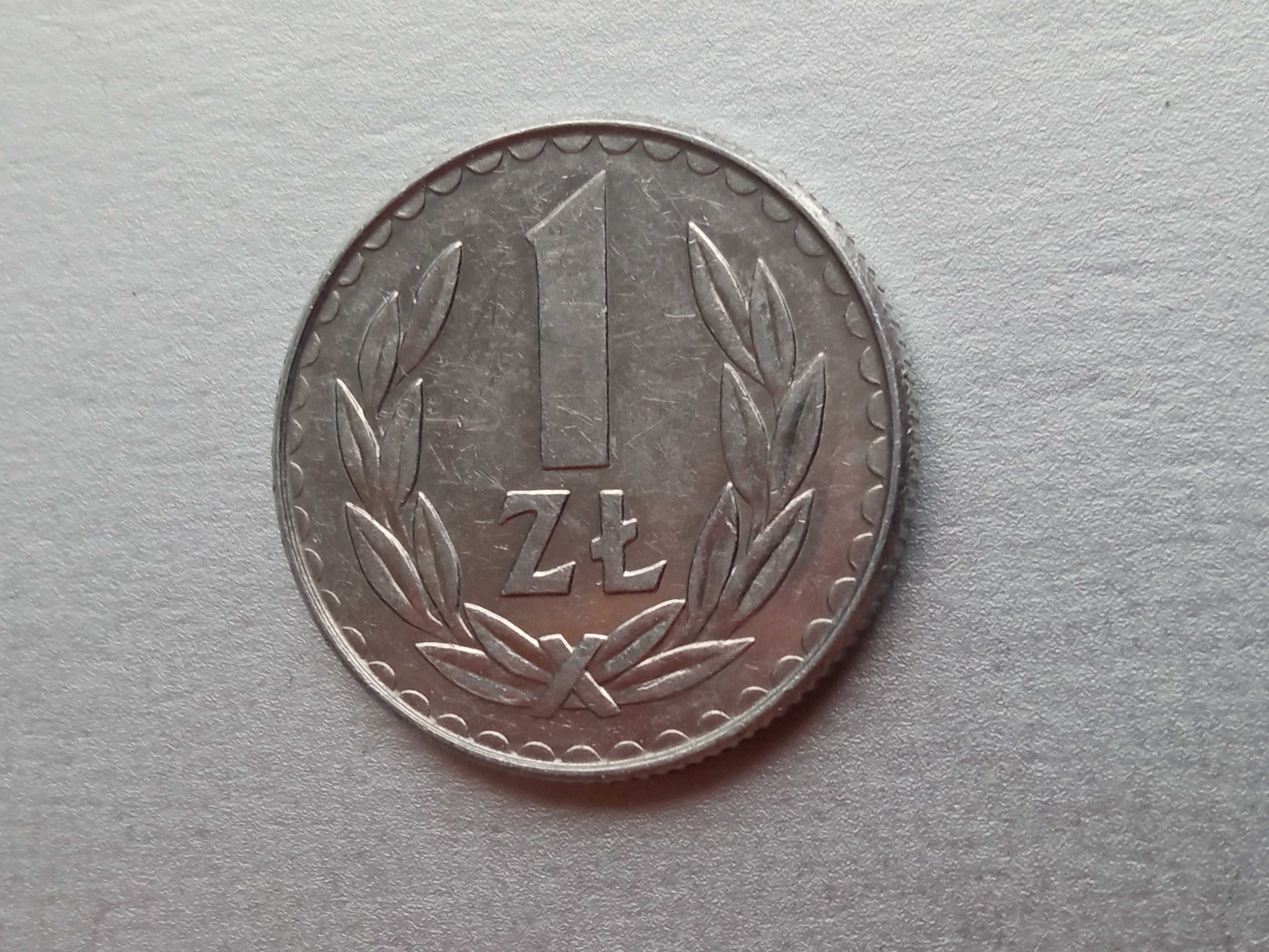 Moneta 1 zł z 1988 roku PRL