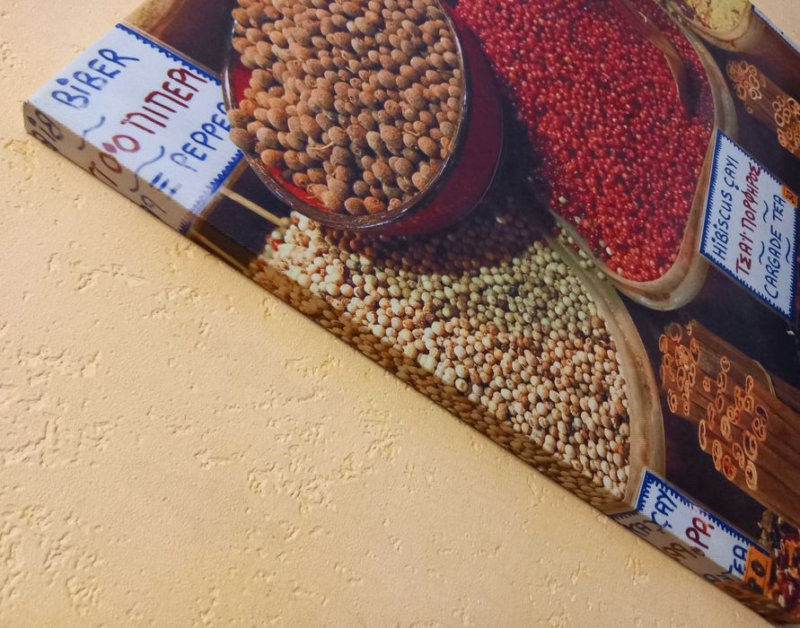 Obraz na płótnie PRZYPRAWY ŚWIATA  Bazar Przypraw Stambuł 50x40 cm