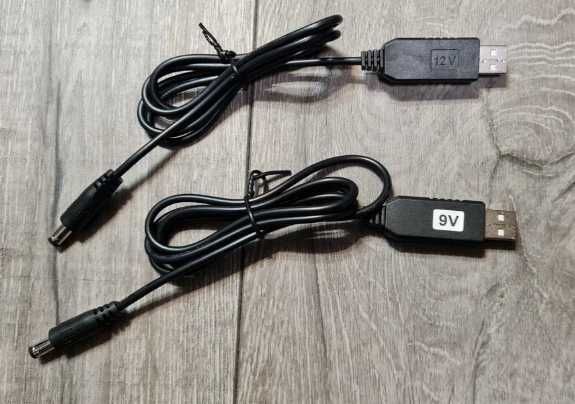 USB DC кабель живлення для Wi-Fi роутера 5 9 і 12 V від повербанка