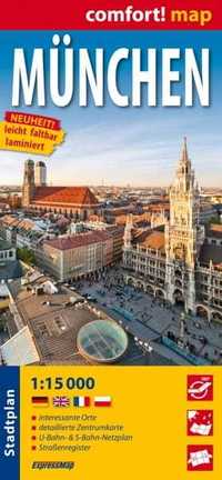 Monachium (Munchen). Plan miasta 1:15 000 ExpressMap (Nowa)