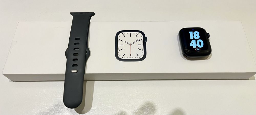 Apple Watch series 7 gps meia noite 41 mm
