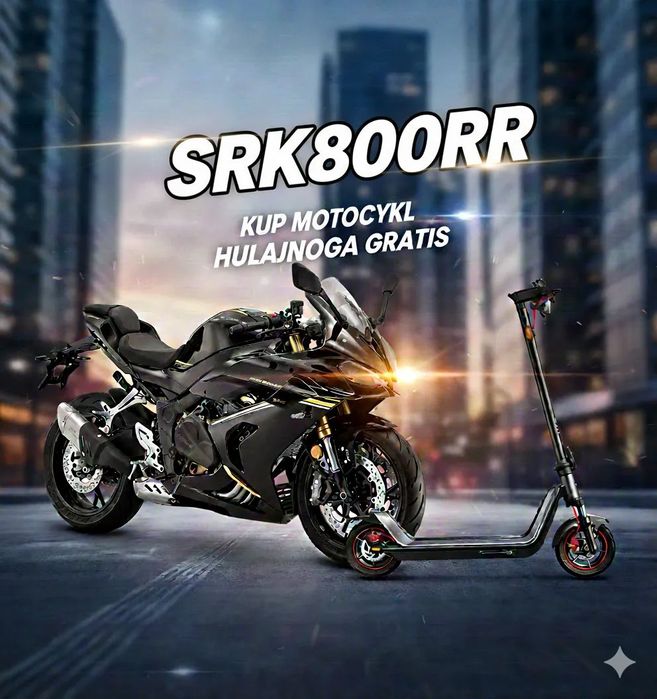 QJMOTOR SRK 800RR QJMotor SRK 800RR 102KM ABS Sport Dostawa pod dom