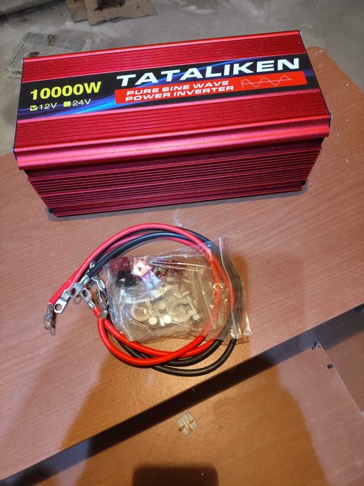 Inversor de onda pura 12 para 220V  10.000W, novo sem usar