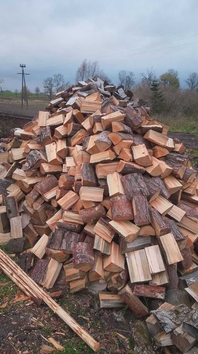 Drewno opałowe suche porąbane i kominkowe