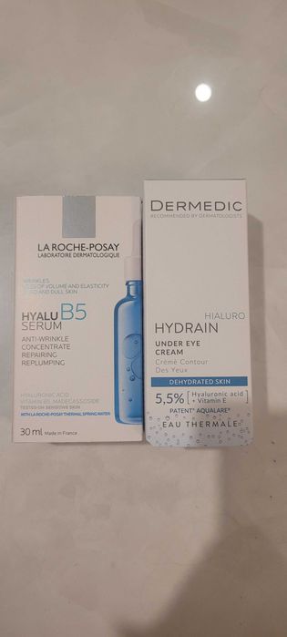 La roche serum hyalu B5 oraz dermedic hydrain eye
