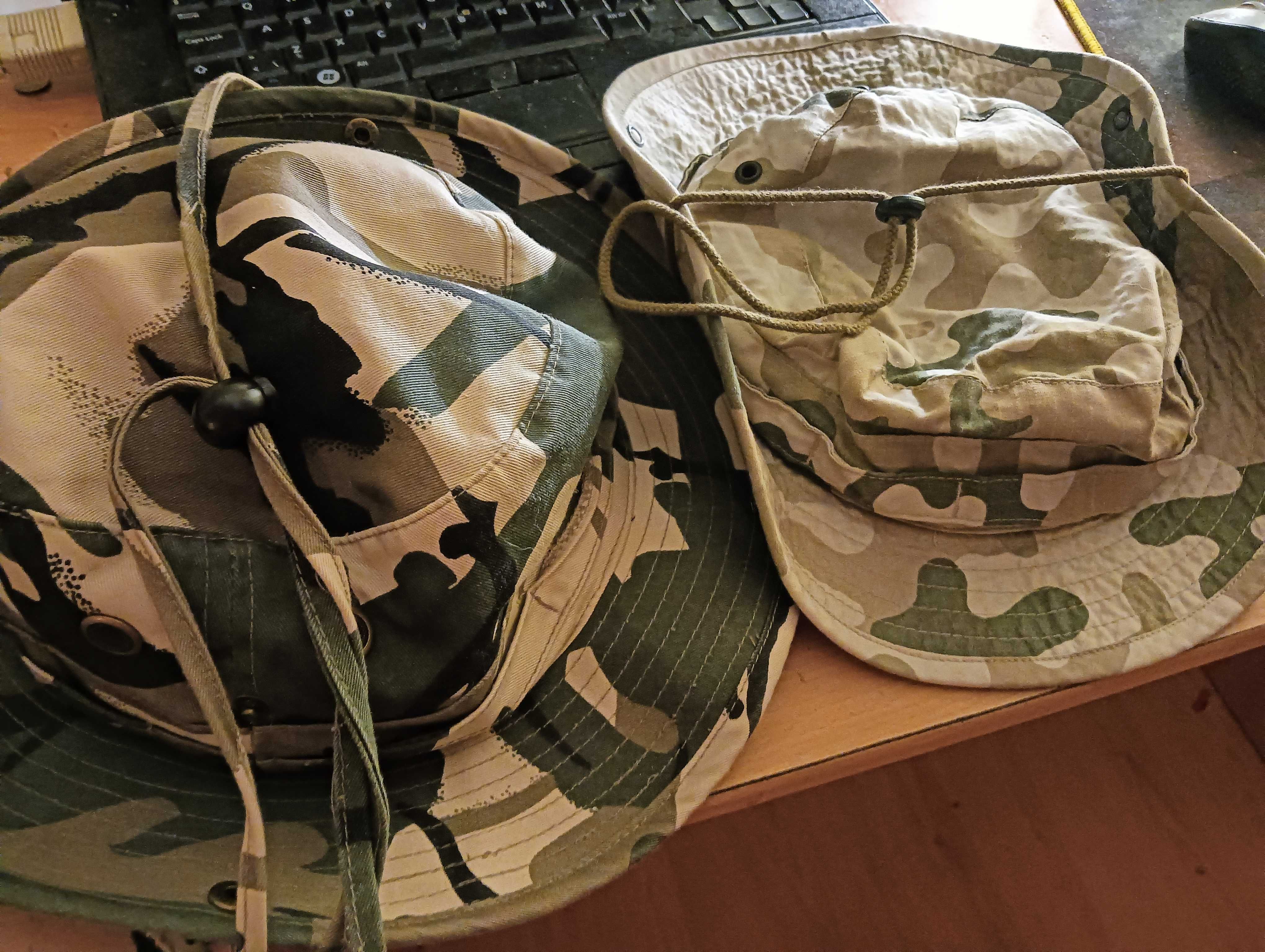 Dwa kapelusze boonie hat/polski pust wz93 r.60/hiszpański dżungla r.58
