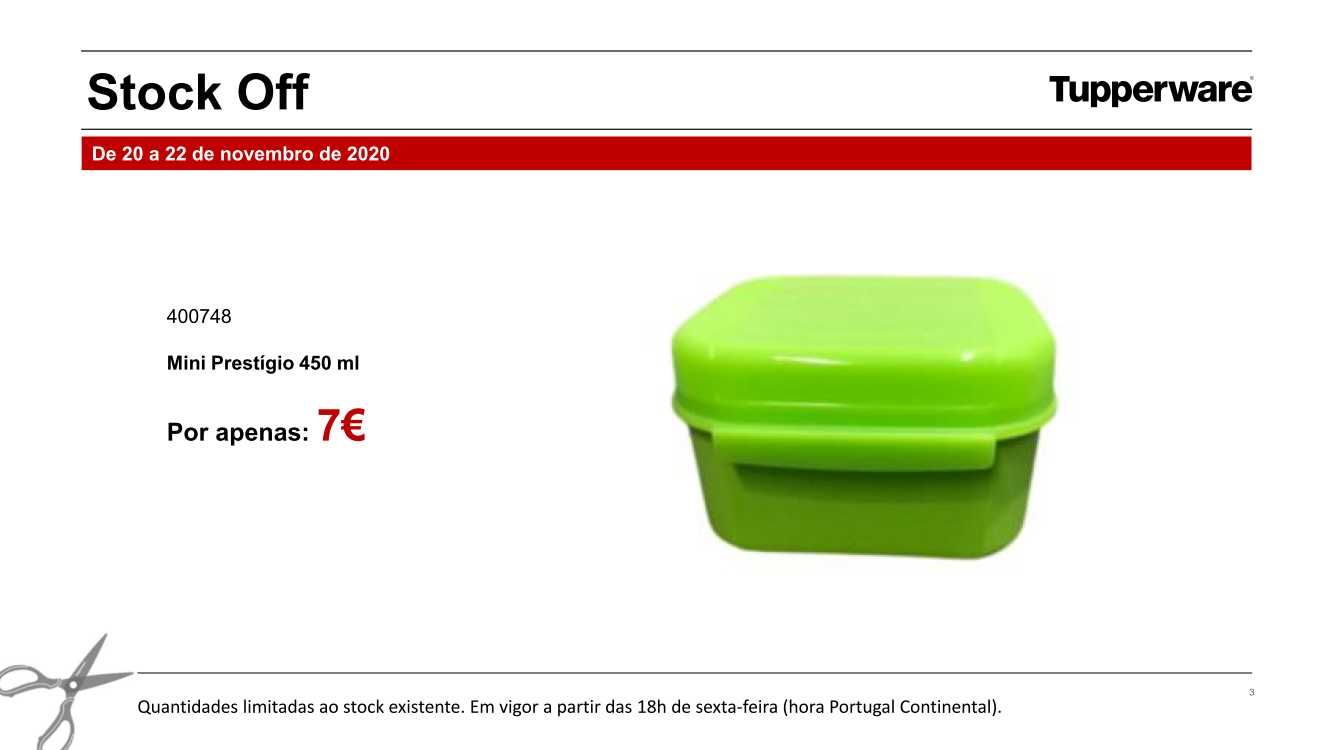 Caixa Prestígio Tupperware