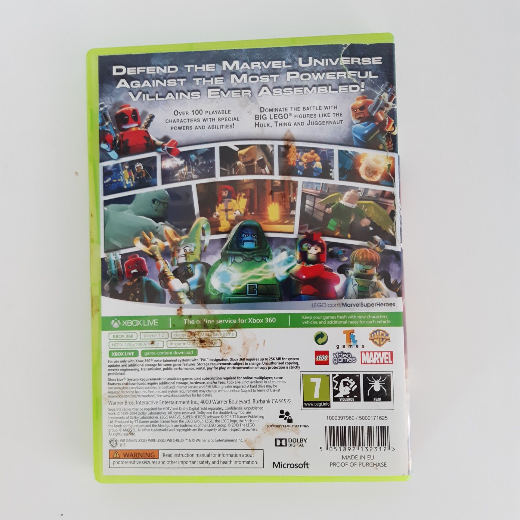 Gra Lego Marvel Super Heroes xbox 360 po polsku