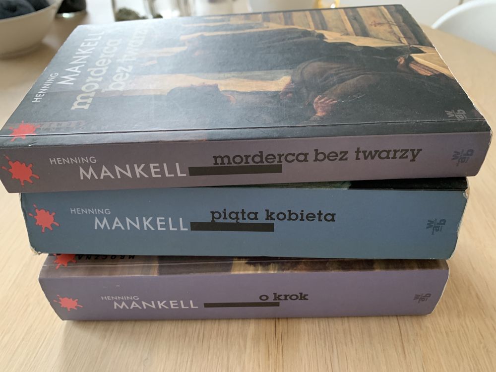 Hennig Mankell Komplet trzech książek