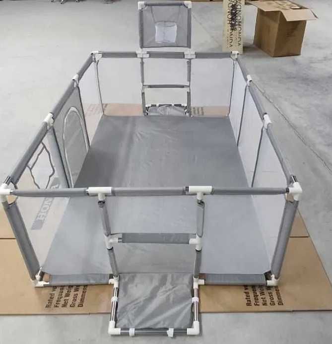 Дитячий ігровий манеж з кошиком та воротами сухий басейн великий