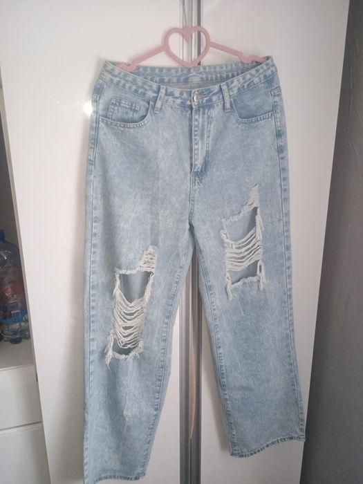 Spodnie damskie jeansowe