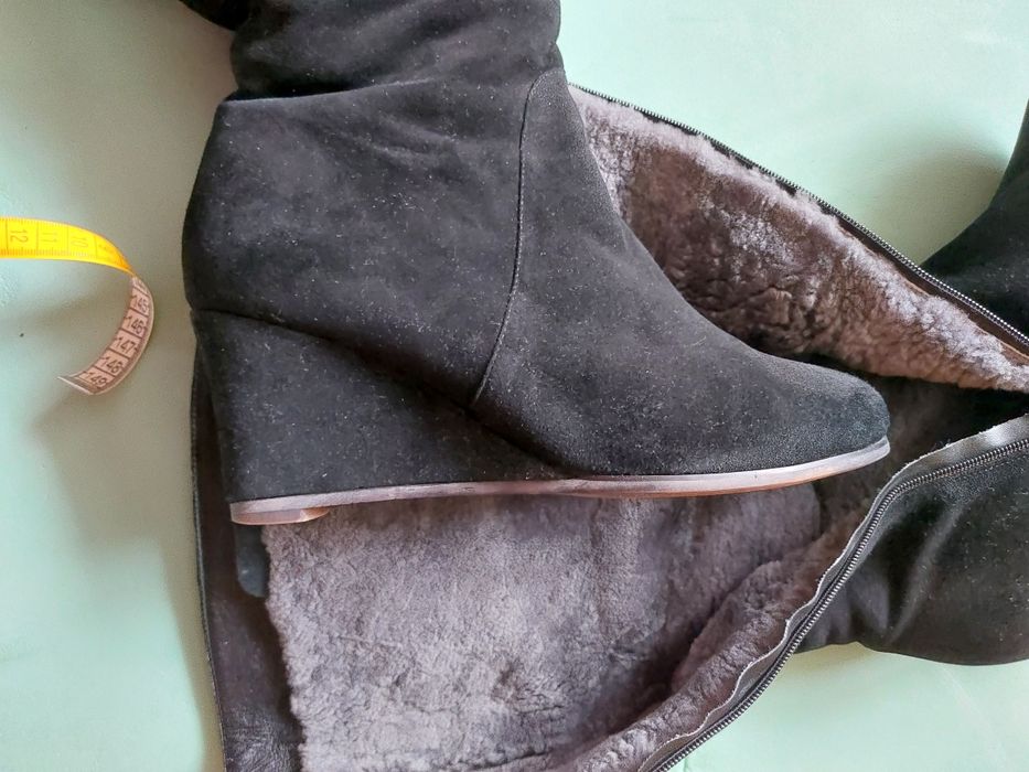 Сапоги замшеві 41-42 розміру